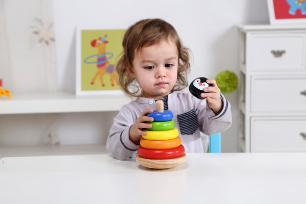 Tooky Toy / Wooden Penguin Stacker