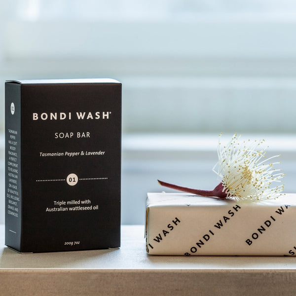 Bondi Wash / Soap Bar - Tasmanian Pepper & Lavender