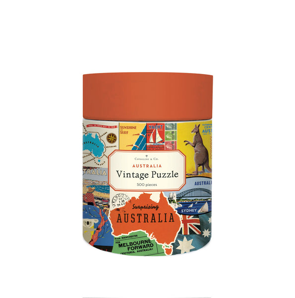 Cavallini & Co. / Vintage Puzzle (500pcs) - Australian Collage