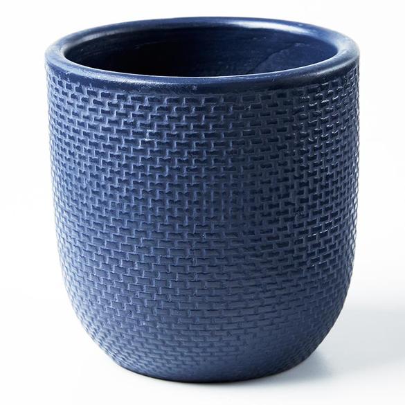 Jones & Co / Tweed Pot (Small) - Indigo