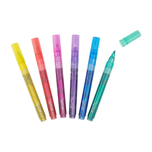 Tiger Tribe / Glitter Markers (Set 6)