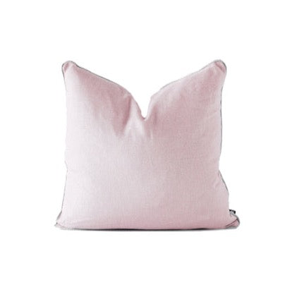 Rayell / Linen Cushion - Dusty Blush Grey