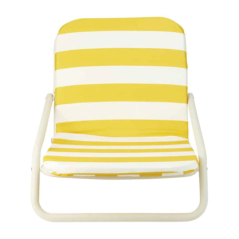 Annabel Trends / Deluxe Beach Chair - Yellow Stripe
