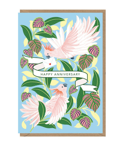 Earlybird / Greeting Card - Happy Anniversary Birds