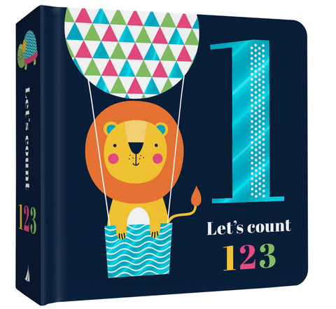 Chunky Foil Board Book - Let’s Count 123