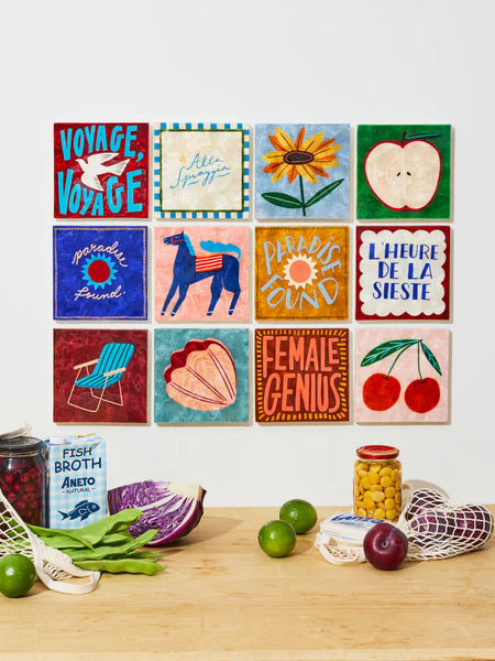 Jones & Co / Superette Paradise Tile - Gold