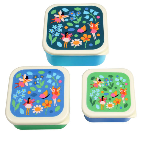 Rex London / Snack Boxes (Set 3) - Fairies In The Garden