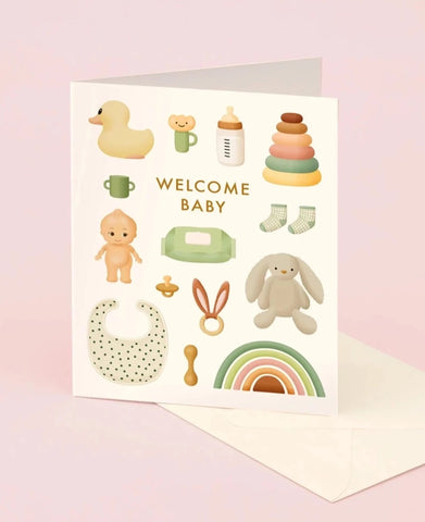 Clap Clap / Greeting Card - Welcome Baby
