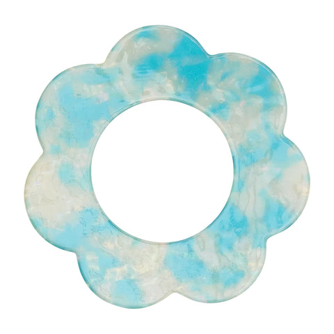 Annabel Trends / Scallop Edge Napkin Rings (Set 4) - Blue Cloud