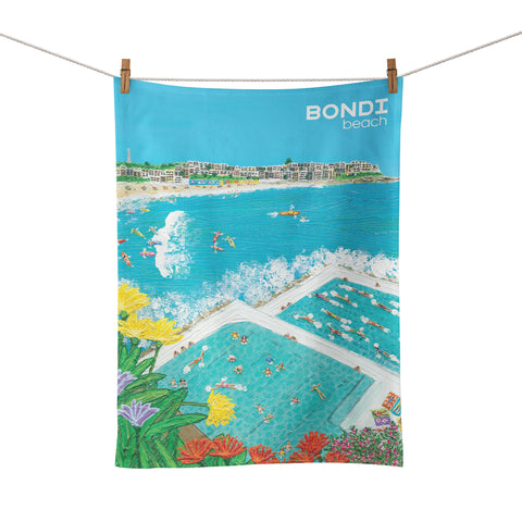 La La Land / Tea Towel - Bondi Beach