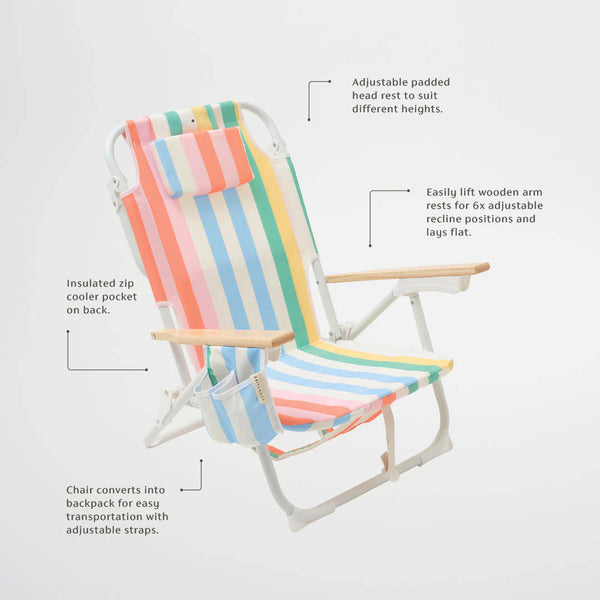 Sunnylife / Deluxe Beach Chair - Utopia Multi