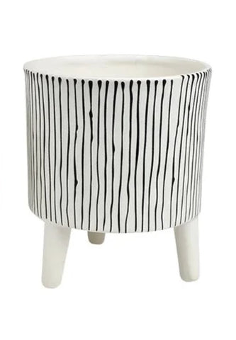 Coast To Coast / Zelda Ceramic Planter - Stripes