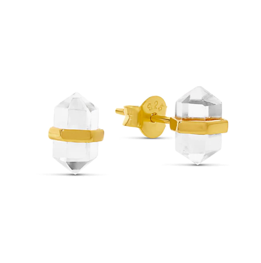 Midsummer Star / Empress Crystal Studs - Gold