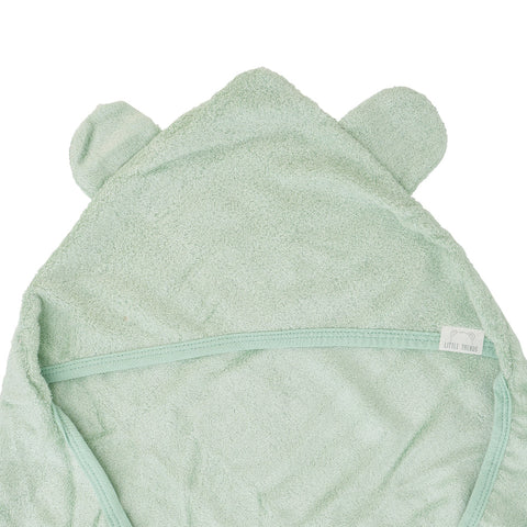 Annabel Trends / Little Trends Bear Ears Hooded Towel - Moss