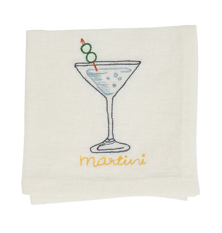 Annabel Trends / Cocktail Napkin - Martini