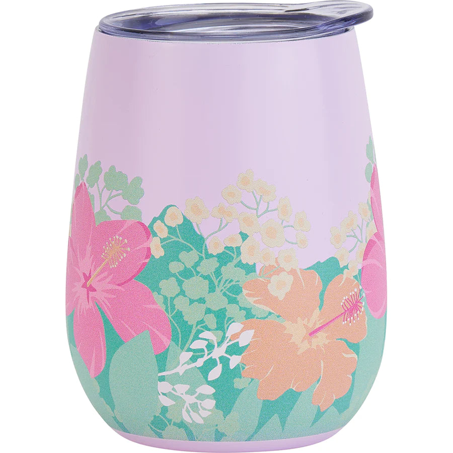 Annabel Trends / Wine Tumbler - Hibiscus