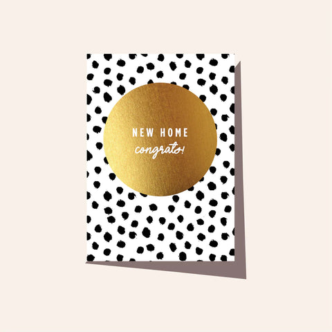 Elm Paper / Greeting Card - New Home Dots