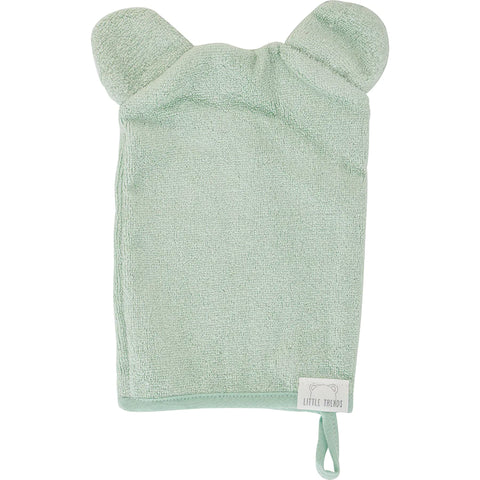 Annabel Trends / Little Trends Bear Ears Wash Mitt - Moss