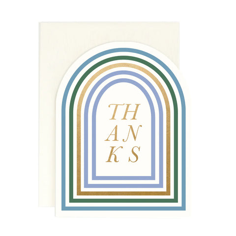 Amy Heitman / Greeting Card - Arched Thanks