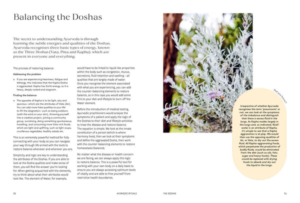 Ayurvedic Rituals: Wisdom, Recipes + The Ancient Art Of Self-Care - Chasca Summerville