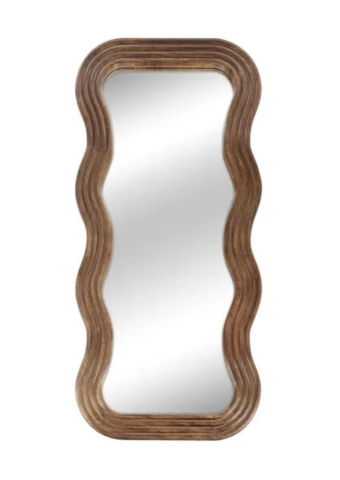 Coast To Coast / Cassis Wood Rectangular Mirror - Natural