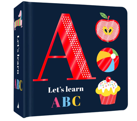 Chunky Foil Board Book - Let’s Learn ABC