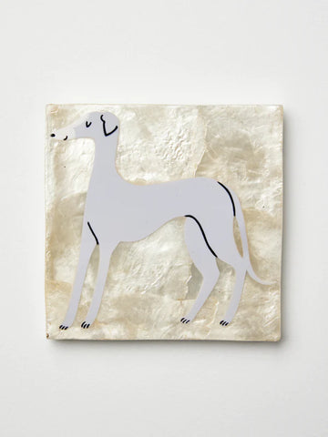 Jones & Co / Pup Tile - Greyhound