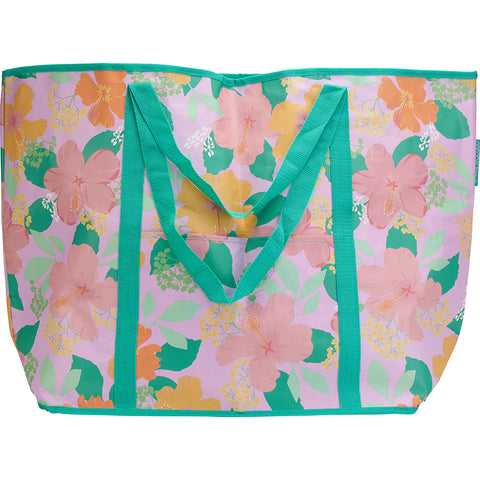 Annabel Trends / Jumbo Beach Bag - Hibiscus