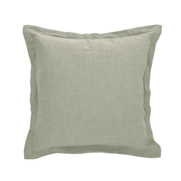 Amalfi / Cove Linen Cushion - Green