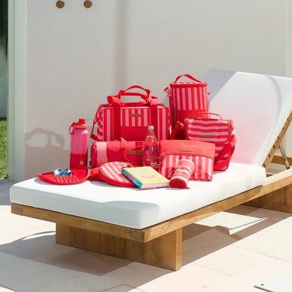 Annabel Trends / Picnic Box Cooler Bag - Red Stripe