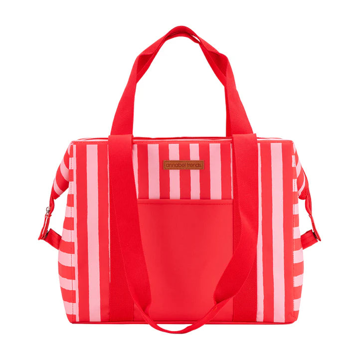 Annabel Trends / Picnic Box Cooler Bag - Red Stripe