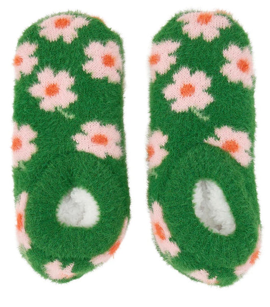 Annabel Trends / Fuzzy Booties - Meadow Blush Green