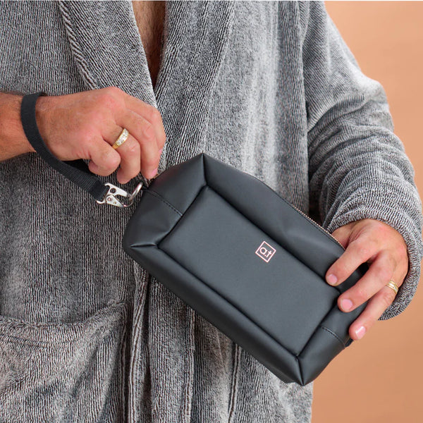 Annabel Trends / Men's Toiletry Bag - Black