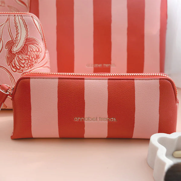Annabel Trends / Vanity Bag (Mini) - Red Stripe