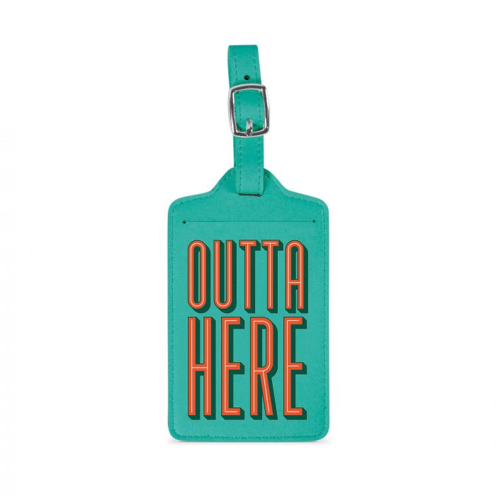 Fred / Wander Ware Luggage Tag - Outta Here