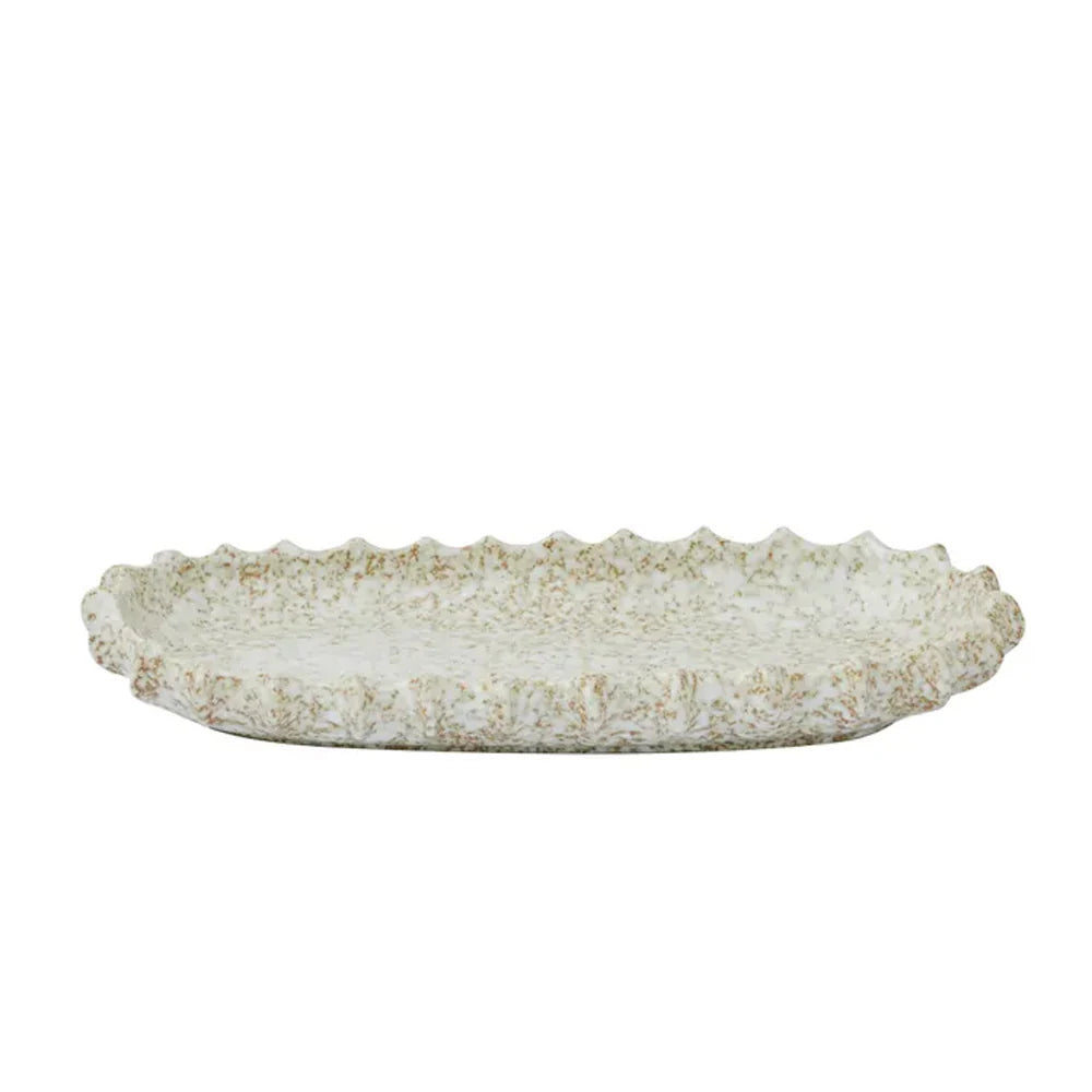 Coast To Coast / Gaia Ceramic Platter - Natural