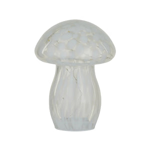 Coast To Coast / Mushroom Glass LED Lamp (Med)- White