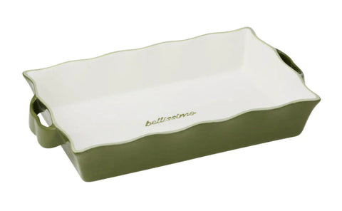 Coast To Coast / Noto Ceramic Rectangle Baker (Med) - Olive