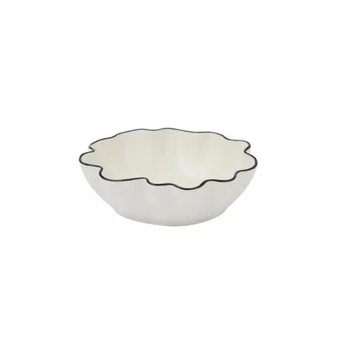 Coast To Coast / Winslow Ceramic Bowl (Med) - Ivory/Black