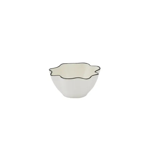 Coast To Coast / Winslow Ceramic Bowl (Small) - Ivory/Black