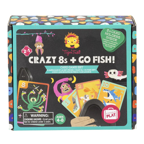Tiger Tribe / Crazy 8s + Go Fish! - Card Game Set