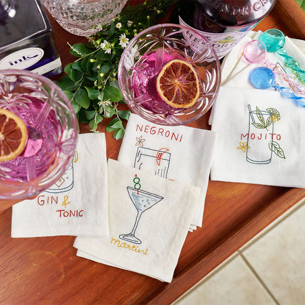 Annabel Trends / Cocktail Napkin - Gin & Tonic