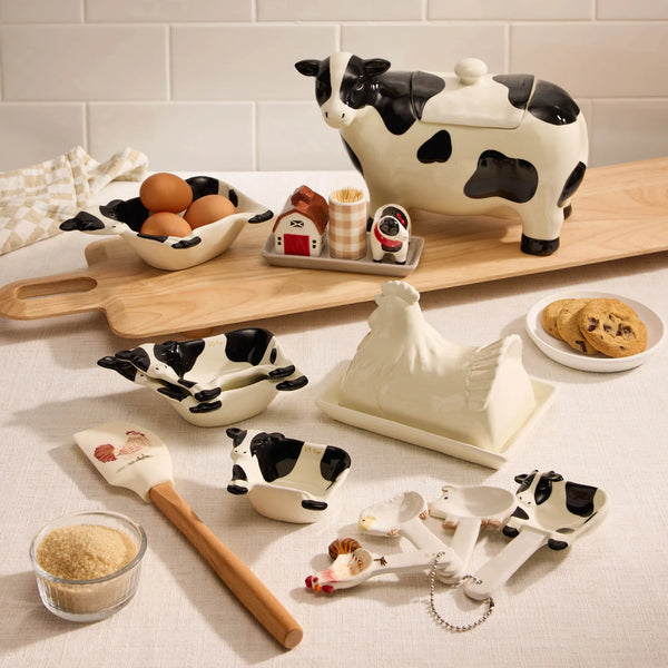 Davis & Waddell / Homestead Salt & Pepper With Toothpick Holder