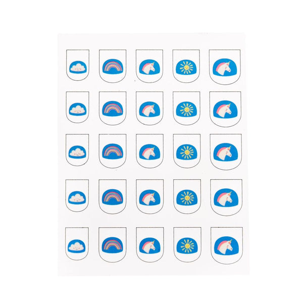 Rex London / Nail Stickers (Set 25) - Magical Unicorn