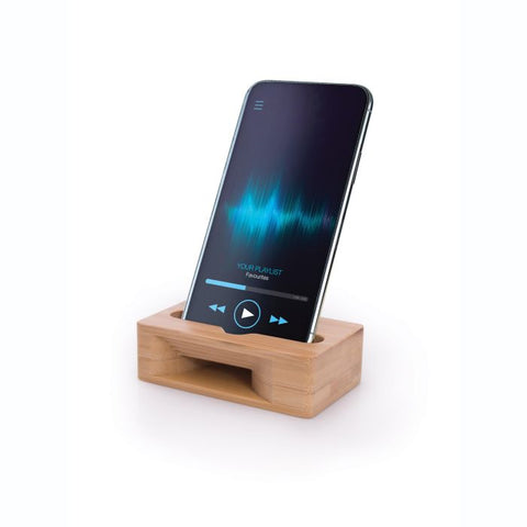 IS / Bamboo Phone Holder & Amplifier