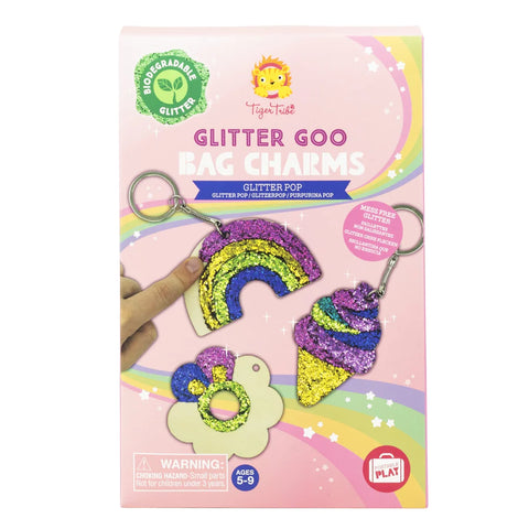 Tiger Tribe / Glitter Goo Bag Charms - Glitter Pop