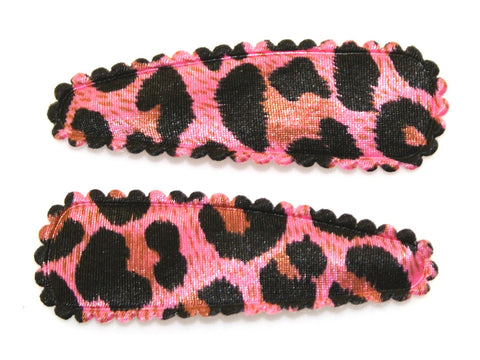Goody Gumdrops / Leopard Satin Snaps (Medium) - Pink