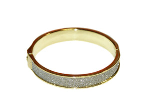 Goody Gumdrops / Metal Glitter Bangle - Silver/Gold