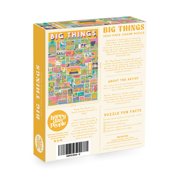 Happy Day People / Big Things Of Australia Puzzle (1000 pcs)