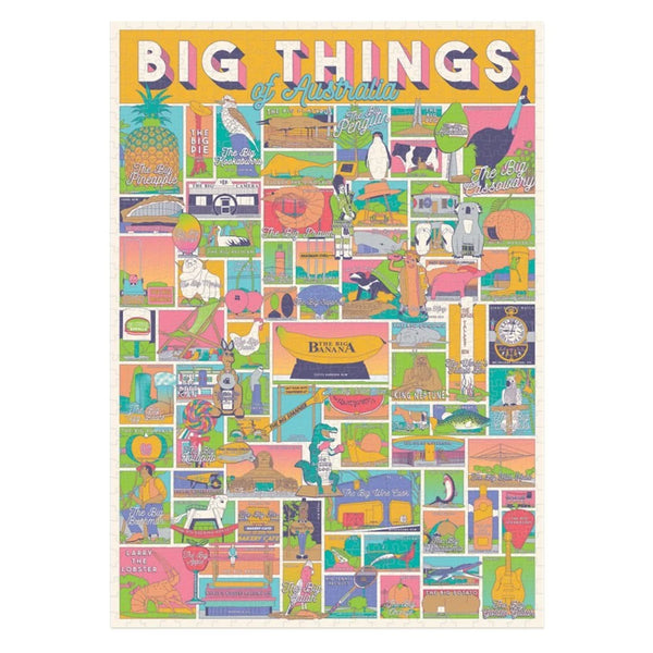 Happy Day People / Big Things Of Australia Puzzle (1000 pcs)